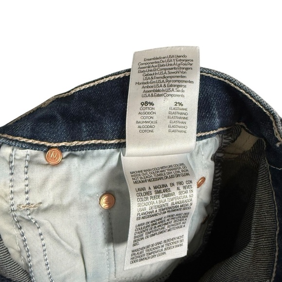 Mother Superior Size 25 The Insider Ankle Jeans in Mile High Bootcut Dark Wash - Picture 7 of 10